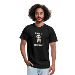 How's it Going Dude? House Party Frank T-Shirt - black
