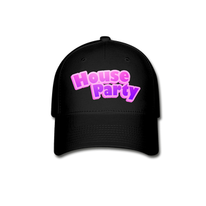 House Party Baseball Cap - black