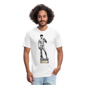 Statue of Patrick Fitted T-Shirt - white