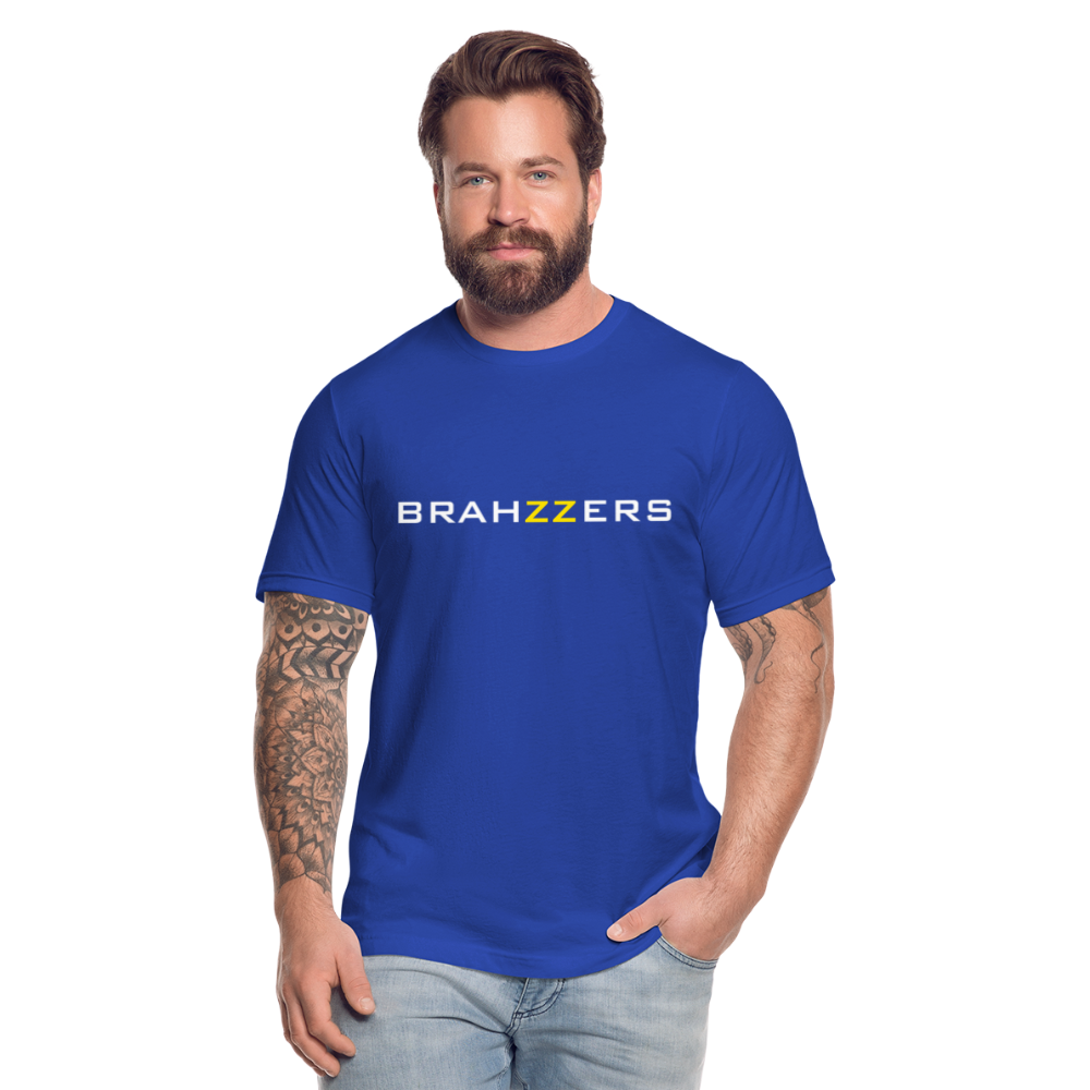 Patrick's Brahzzers T-Shirt (White Text) - royal blue