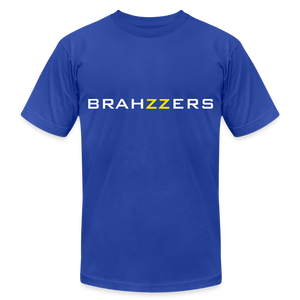 Patrick's Brahzzers T-Shirt (White Text) - royal blue