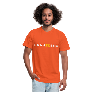 Patrick's Brahzzers T-Shirt (White Text) - orange