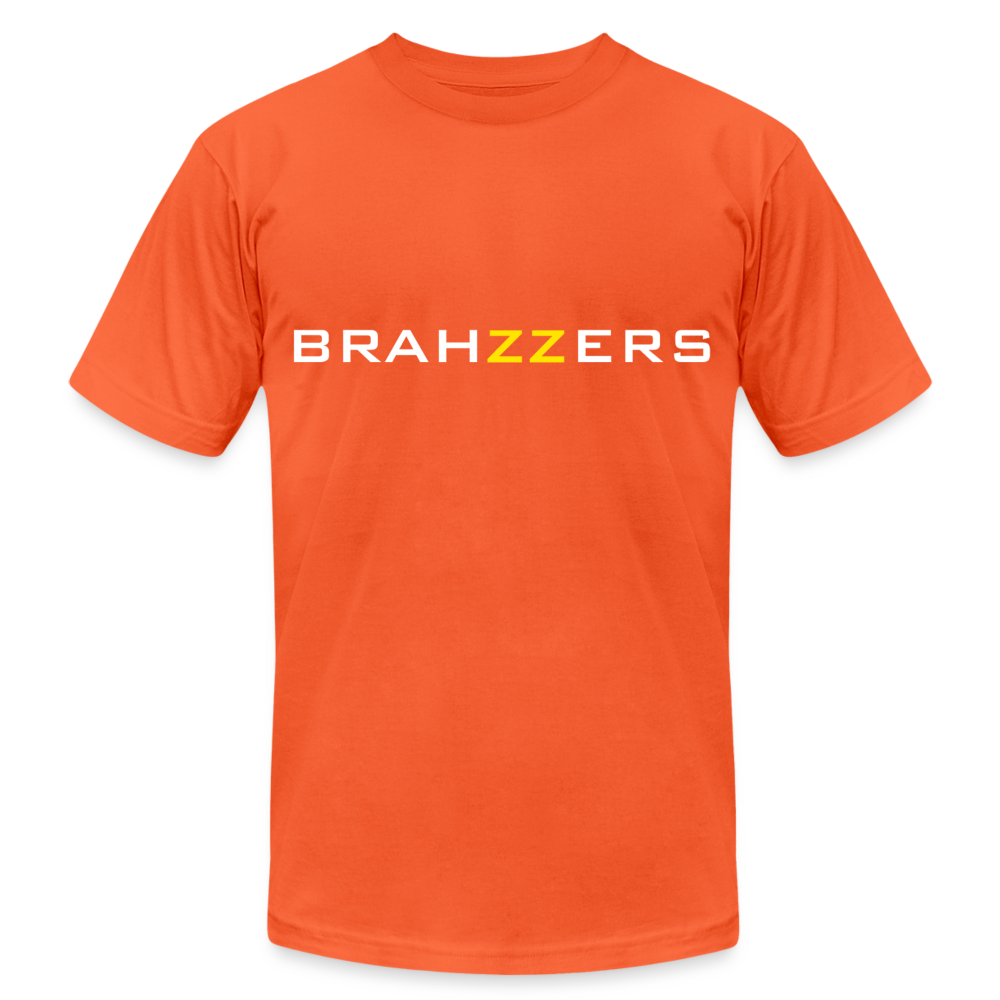 Patrick's Brahzzers T-Shirt (White Text) - orange