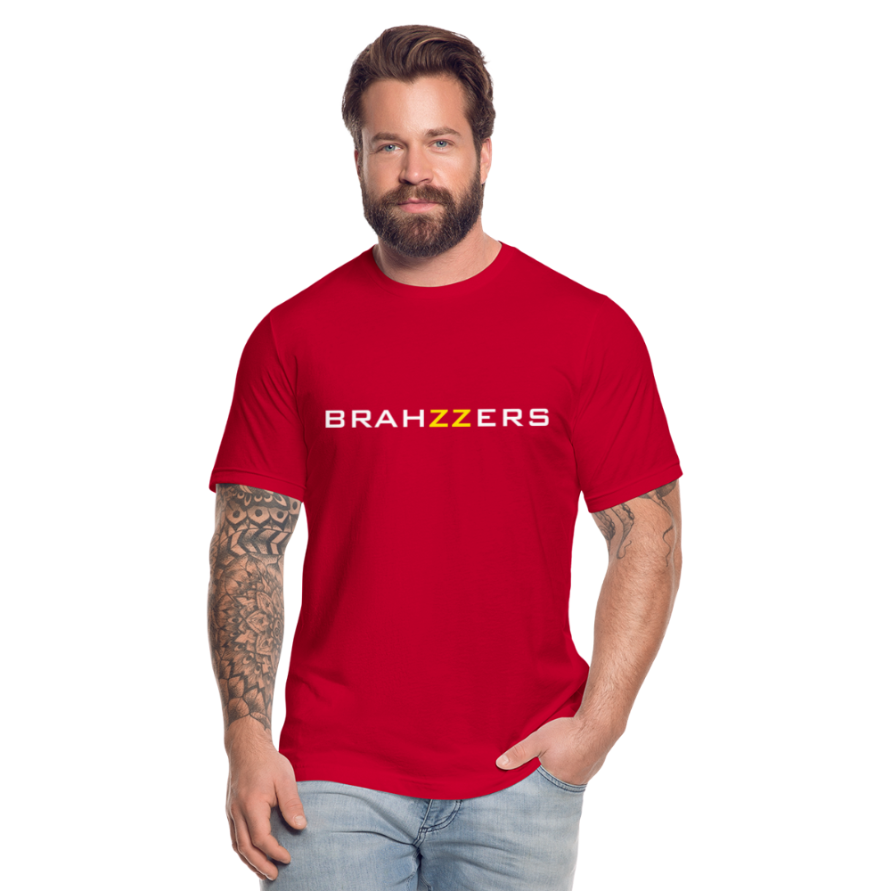 Patrick's Brahzzers T-Shirt (White Text) - red