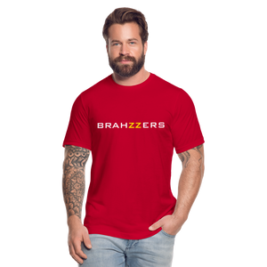 Patrick's Brahzzers T-Shirt (White Text) - red